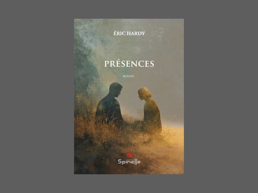 Couverture du roman Présences d’Éric Hardy, réalisée par Stephan Larroque